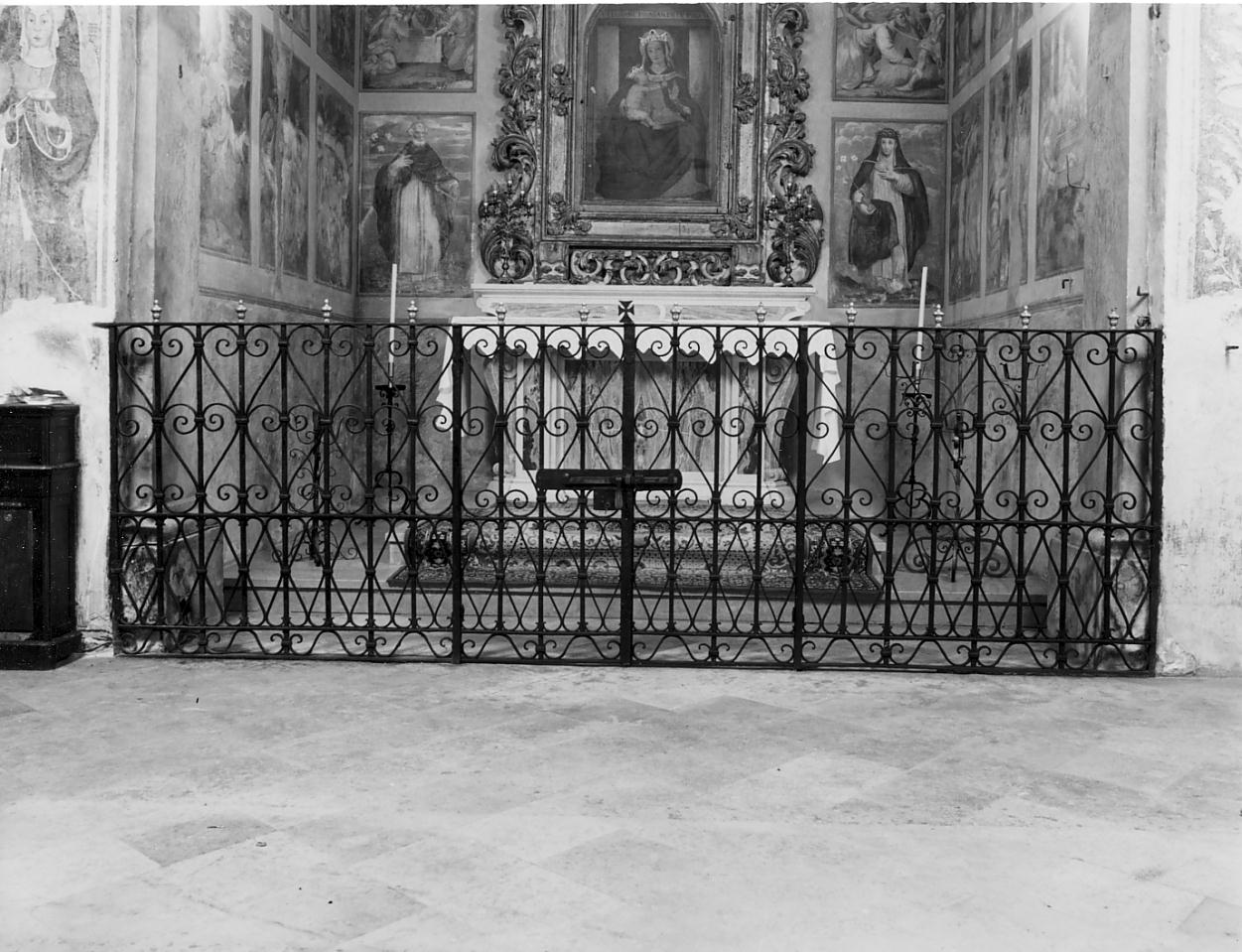 cancello, elemento d'insieme - manifattura lombarda (sec. XIX)