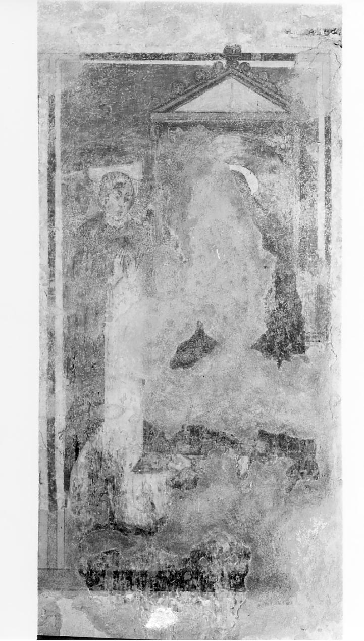 Madonna con Bambino (ex voto, elemento d'insieme) - ambito cremonese (fine sec. XV)