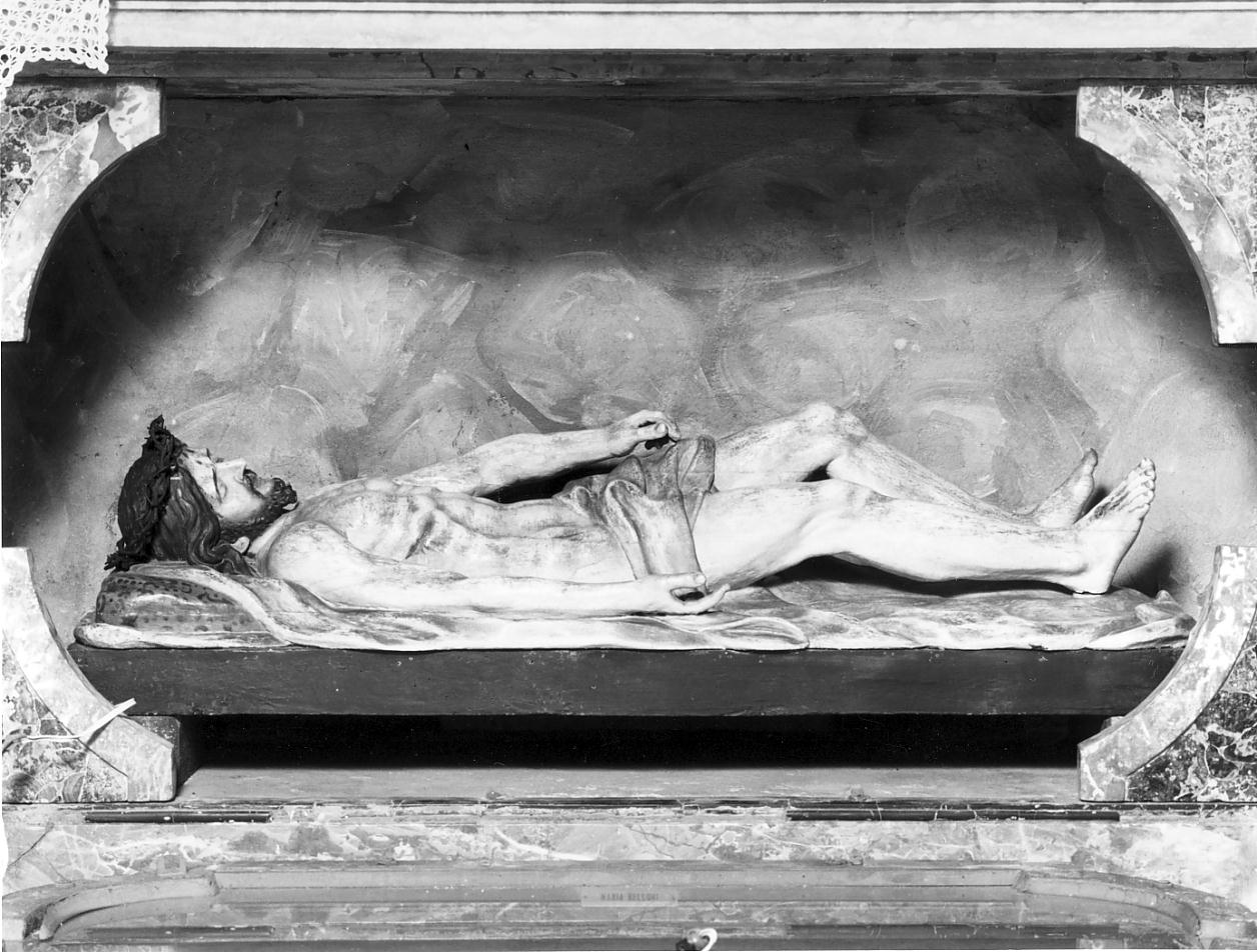 Cristo deposto dalla croce (statua, elemento d'insieme) - manifattura lombarda (sec. XIX)