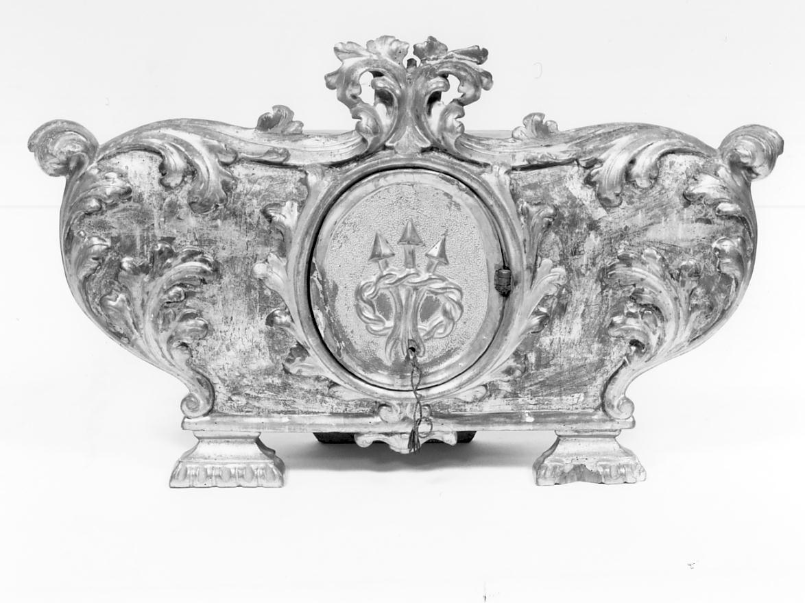 tabernacolo portatile, elemento d'insieme - manifattura lombarda (seconda metà sec. XVIII)