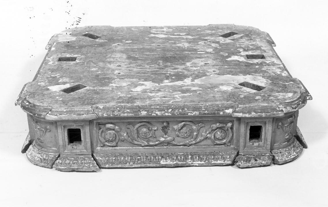 base processionale, opera isolata - manifattura lombarda (prima metà sec. XIX)