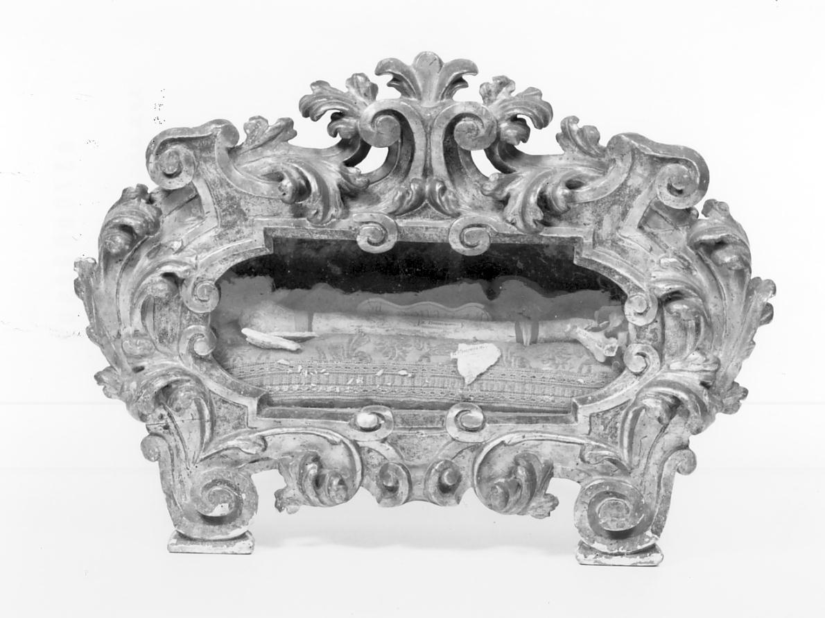 reliquiario a teca - a urna, serie - manifattura lombarda (sec. XVIII)