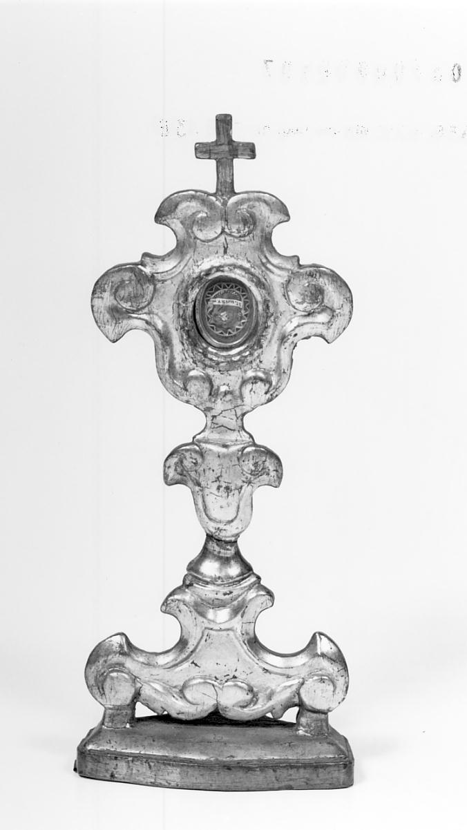 reliquiario - a ostensorio, opera isolata - manifattura lombarda (fine/inizio secc. XVIII/ XIX)