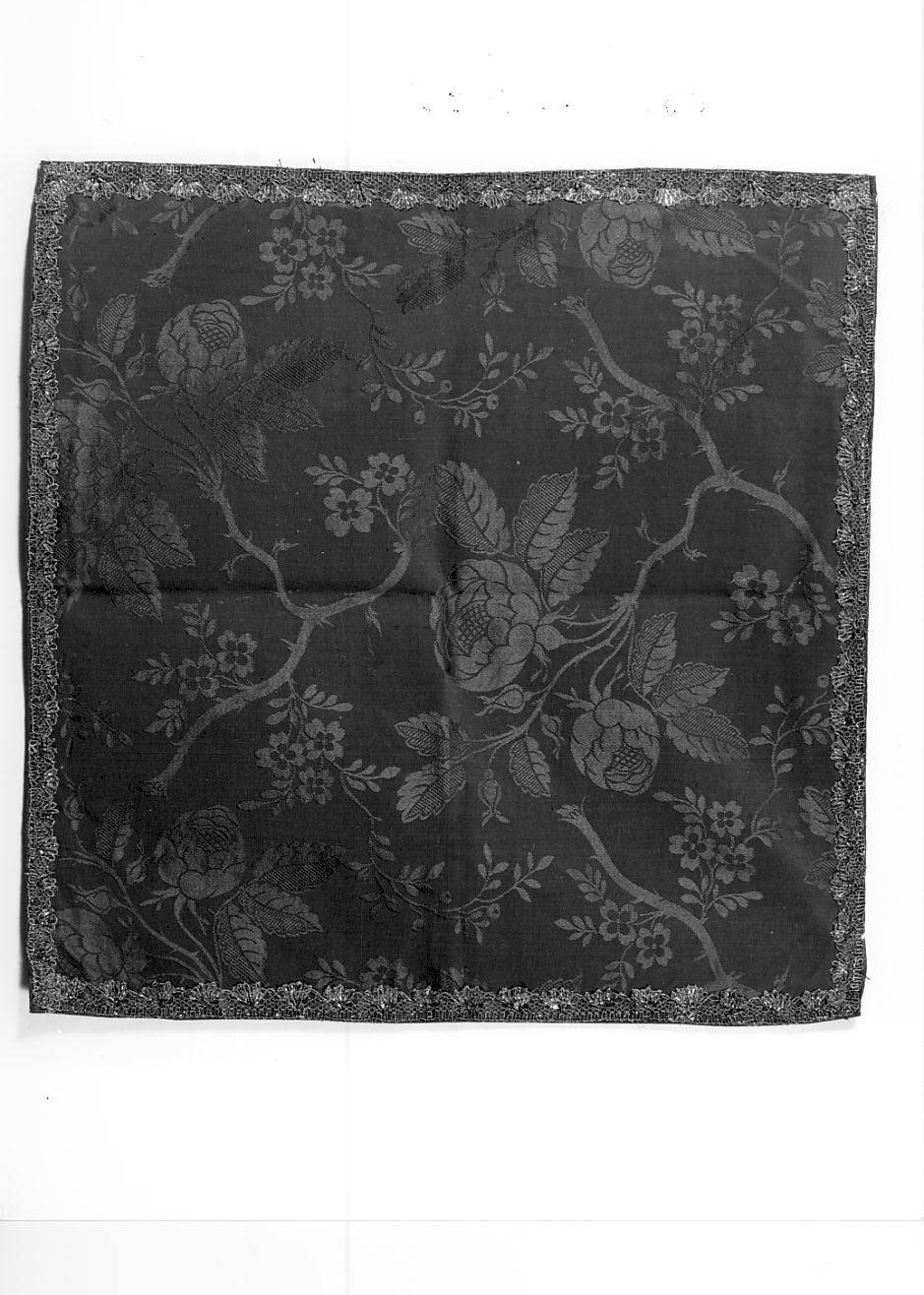 motivi decorativi vegetali (velo di calice, opera isolata) - manifattura lombarda (seconda metà sec. XIX)