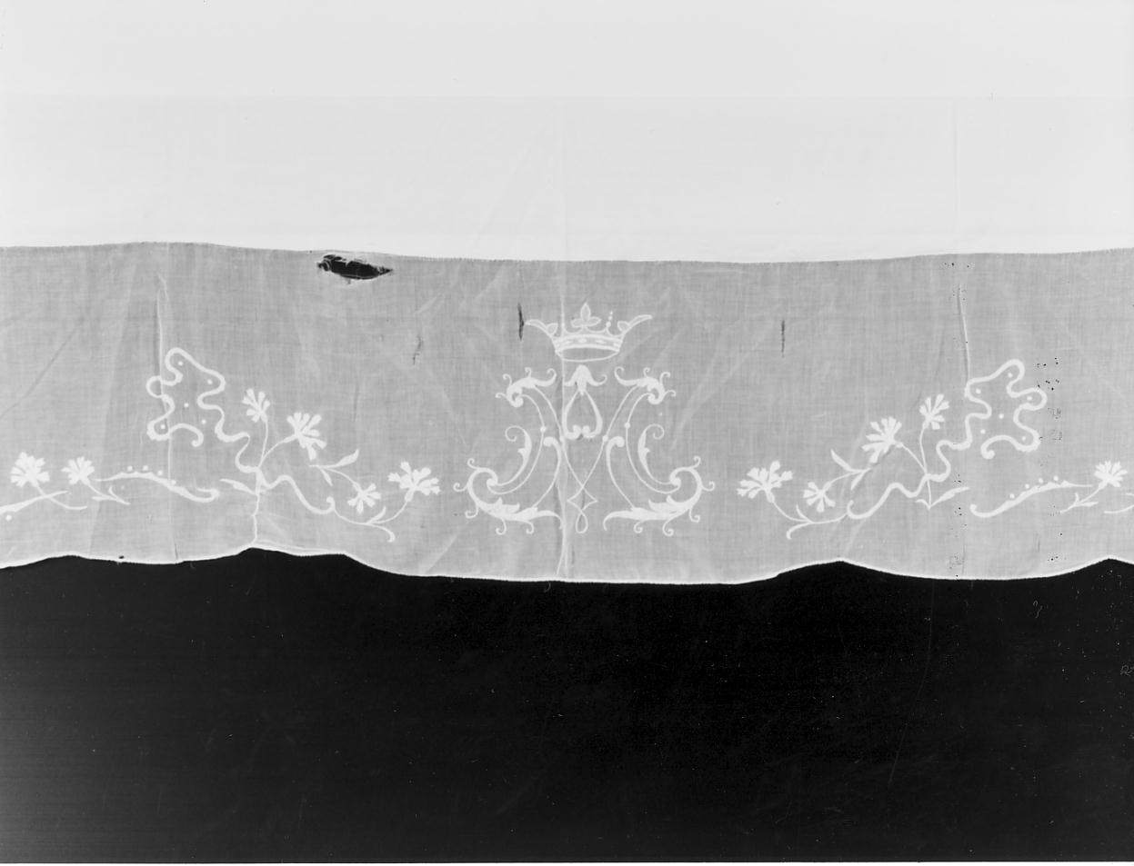 motivi decorativi (tovaglia d'altare, opera isolata) - manifattura cremonese (inizio sec. XX)