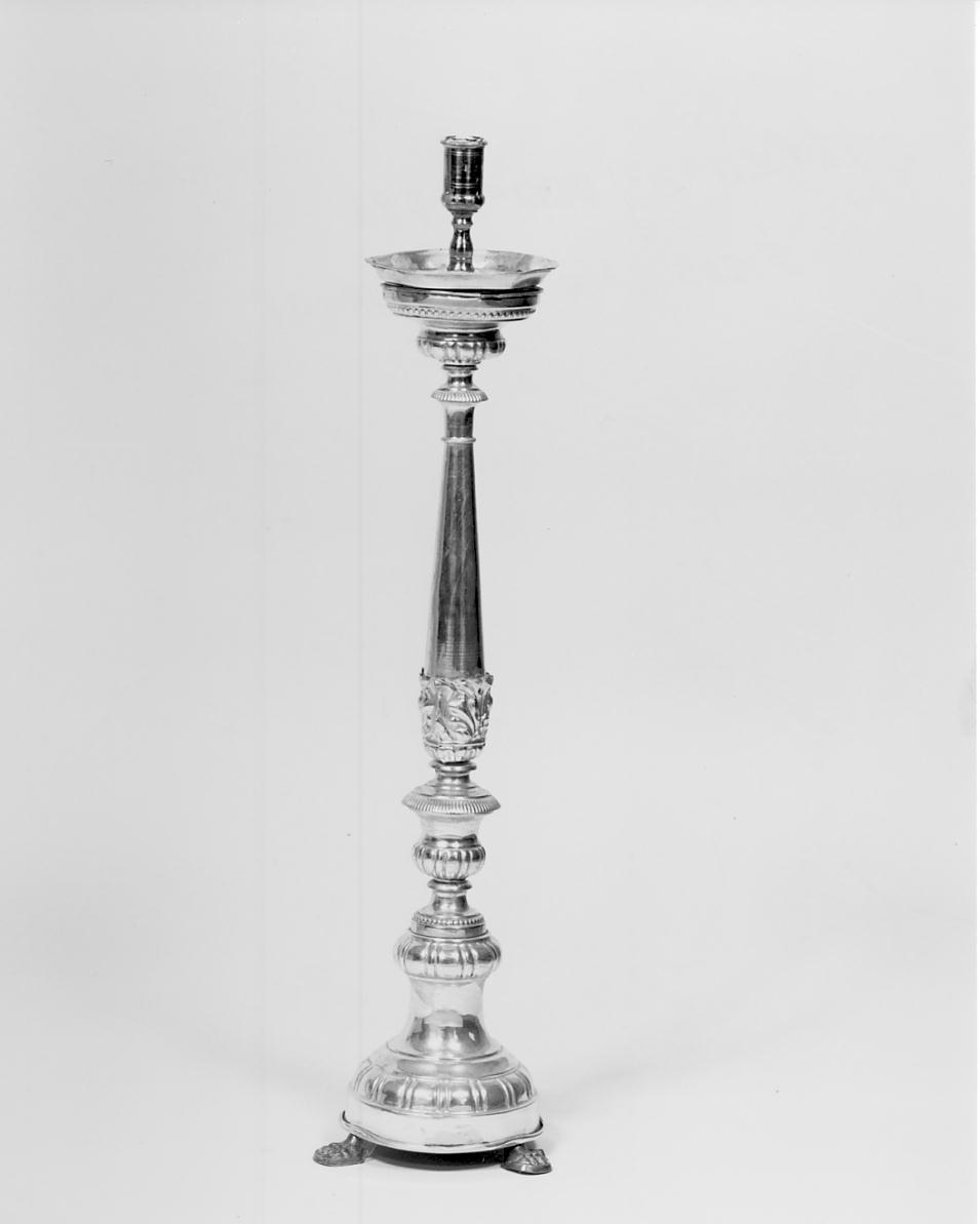 candelabro, serie - manifattura lombarda (sec. XIX)