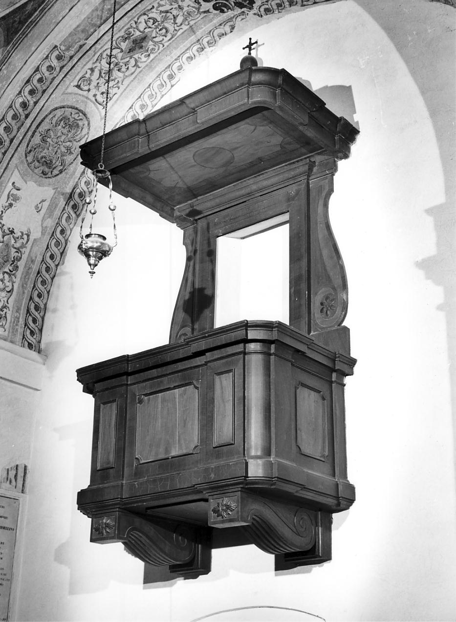 pulpito, opera isolata - ambito mantovano (seconda metà sec. XIX)