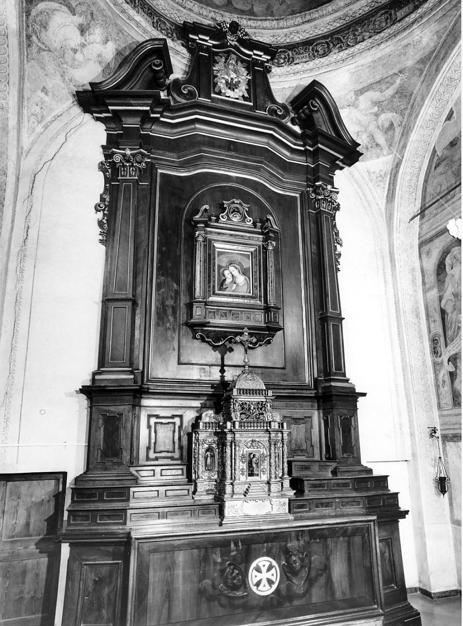 altare maggiore, insieme - ambito mantovano (seconda metà sec. XIX)