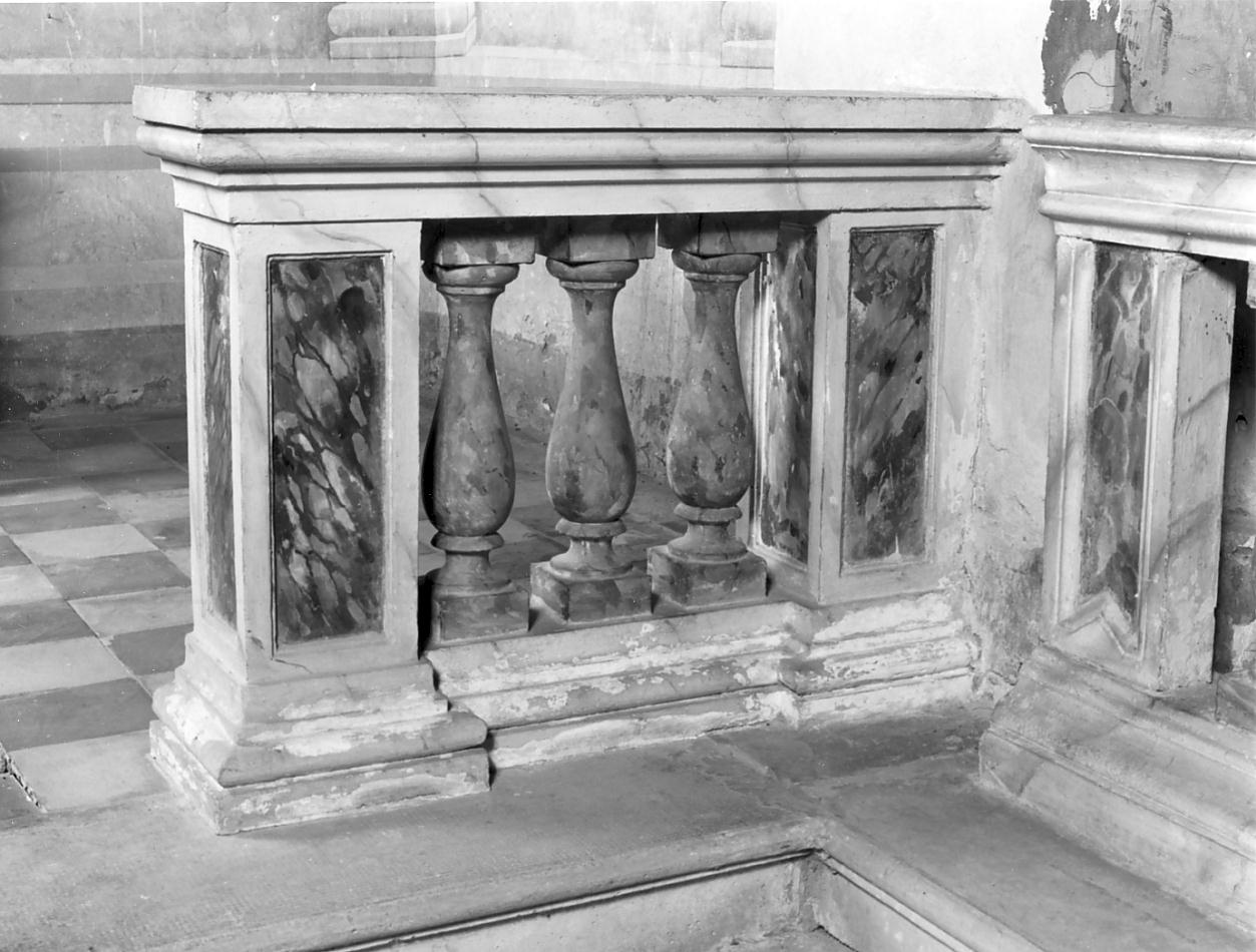 balaustrata - manifattura cremonese (sec. XVII)