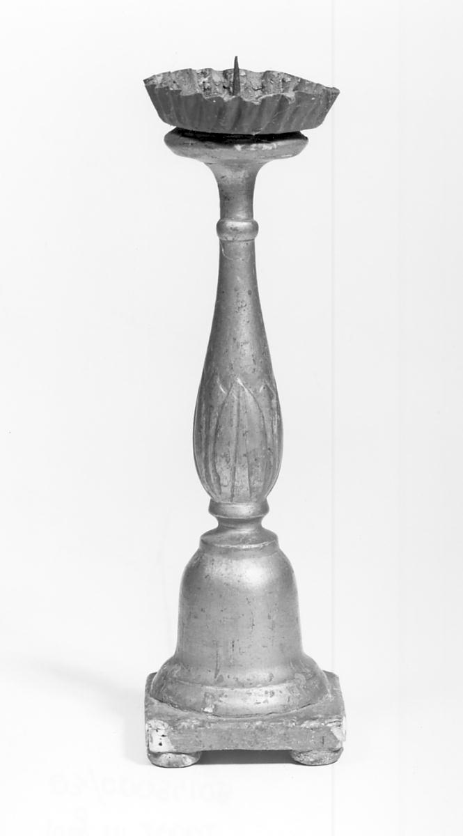 candelabro, serie - manifattura cremonese (primo quarto sec. XIX)