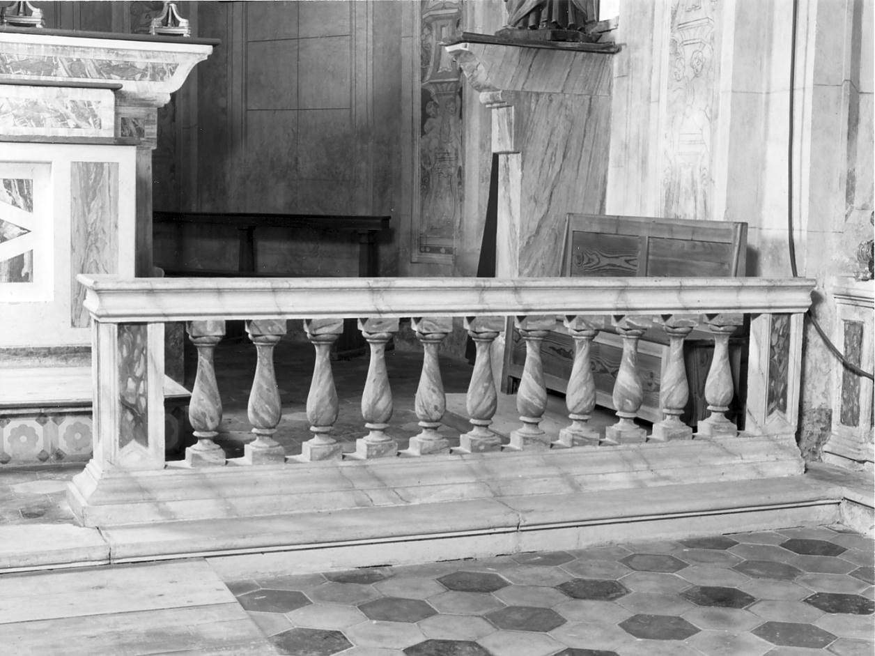 balaustrata, opera isolata - manifattura cremonese (seconda metà sec. XIX)