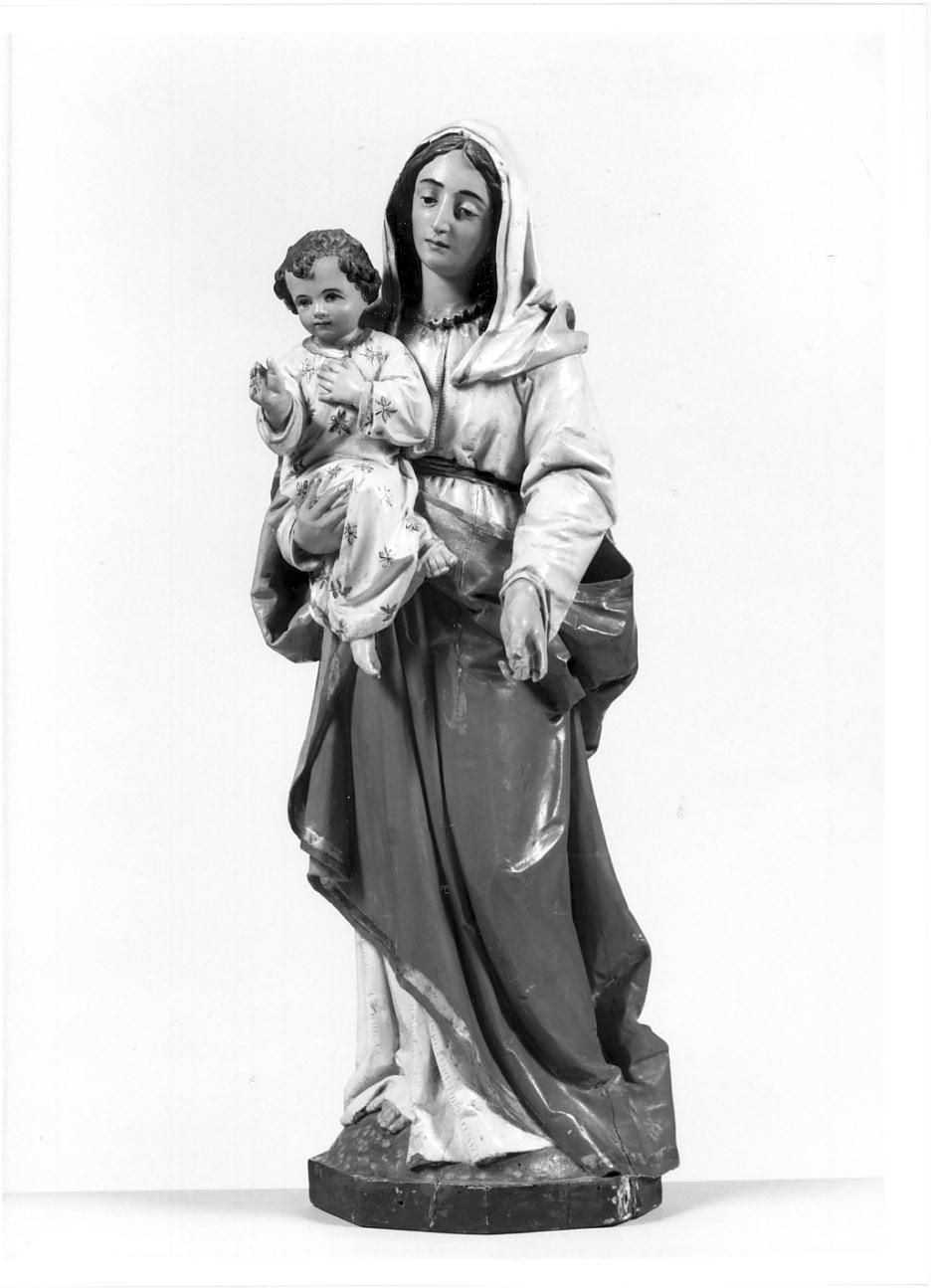 Madonna del Rosario (statua, opera isolata) - ambito lombardo (seconda metà sec. XIX)