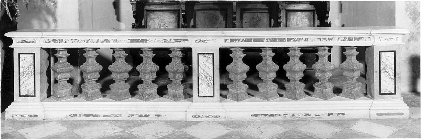 balaustrata, serie - ambito veronese (sec. XVIII)