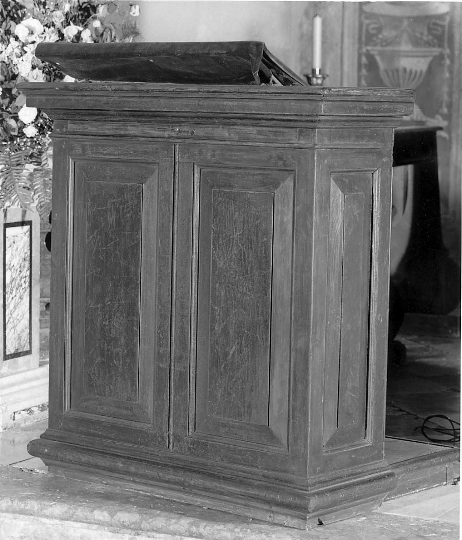 leggio d'altare, frammento - ambito bresciano (prima metà sec. XIX)