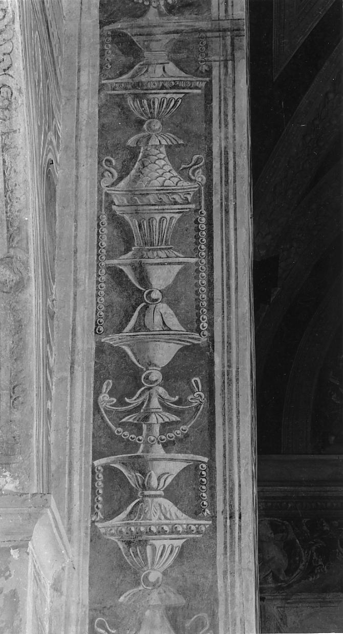 decorazione pittorica, complesso decorativo - ambito bresciano (ultimo quarto sec. XVI)