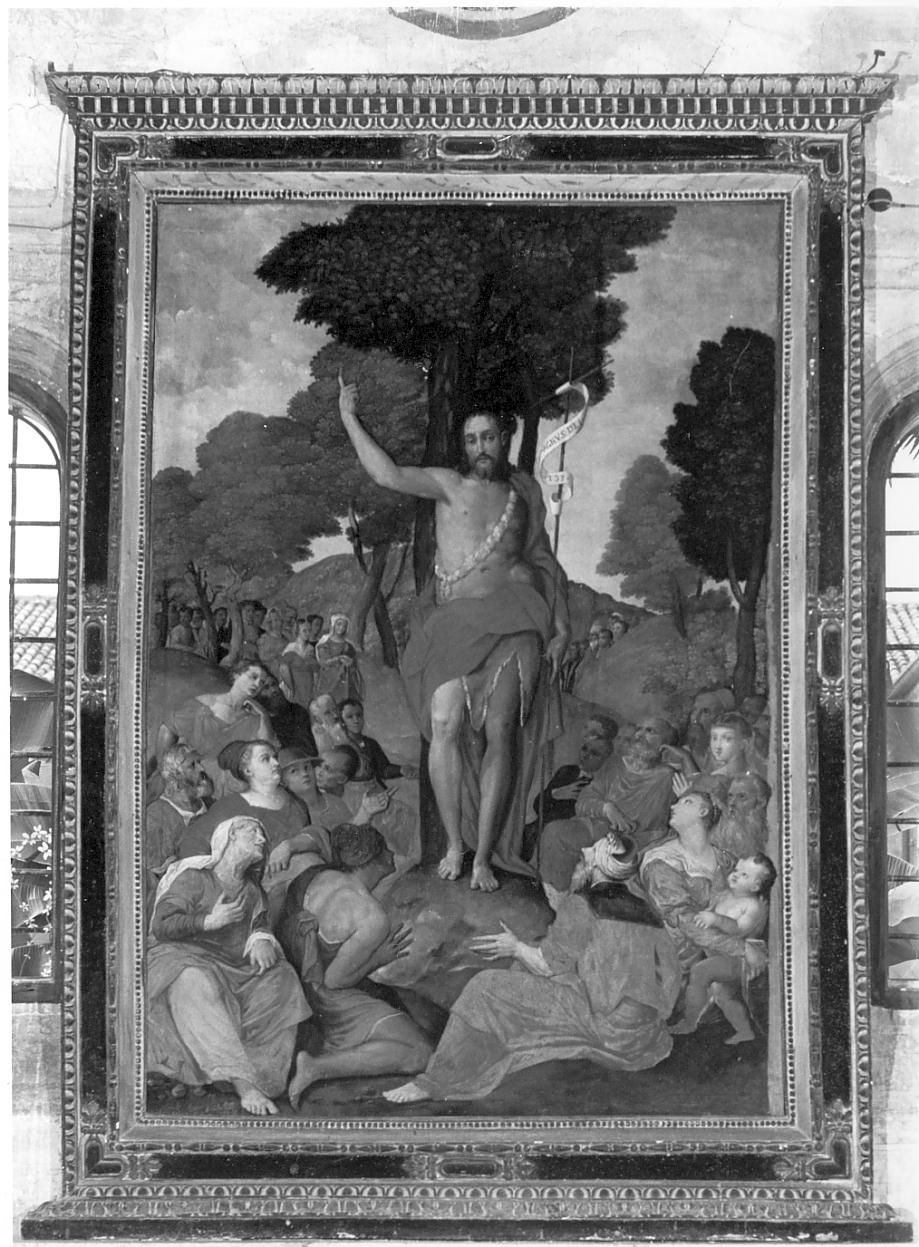 predica del Battista (dipinto, opera isolata) di Bertanza Andrea (fine/inizio secc. XVI/ XVII)