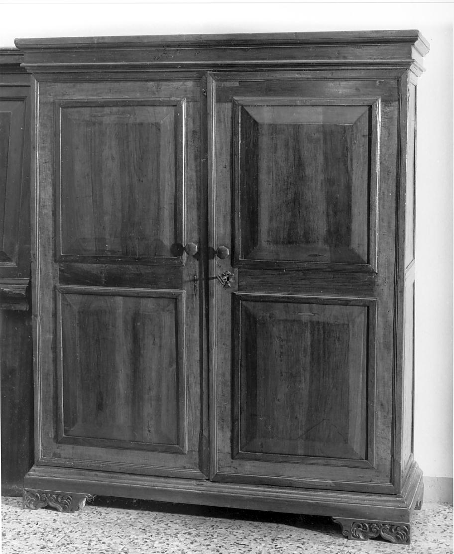 armadio, opera isolata - ambito bresciano (ultimo quarto sec. XVII)