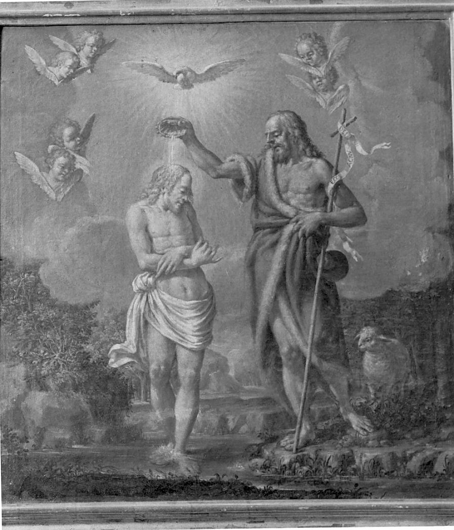 battesimo di Cristo (dipinto, opera isolata) - ambito veneto (fine sec. XV)