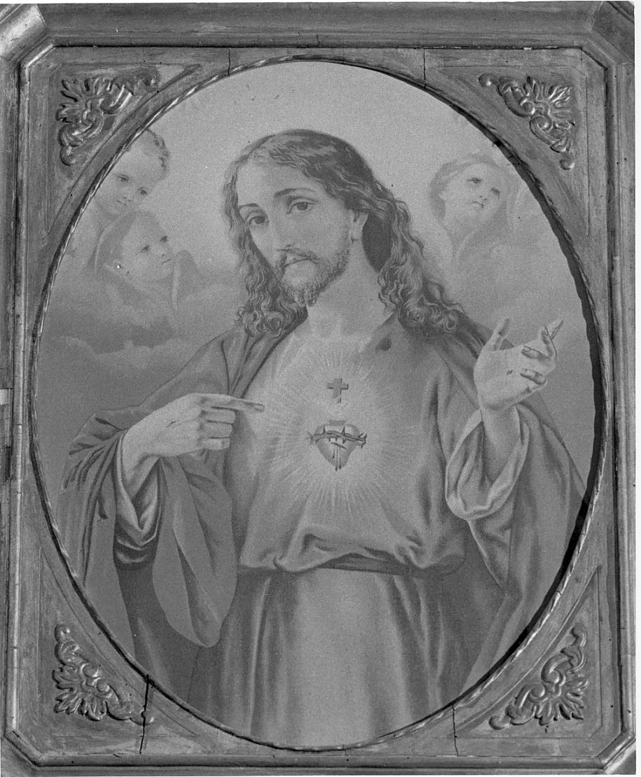 Sacro Cuore di Gesù (dipinto, opera isolata) - ambito lombardo (prima metà sec. XX)