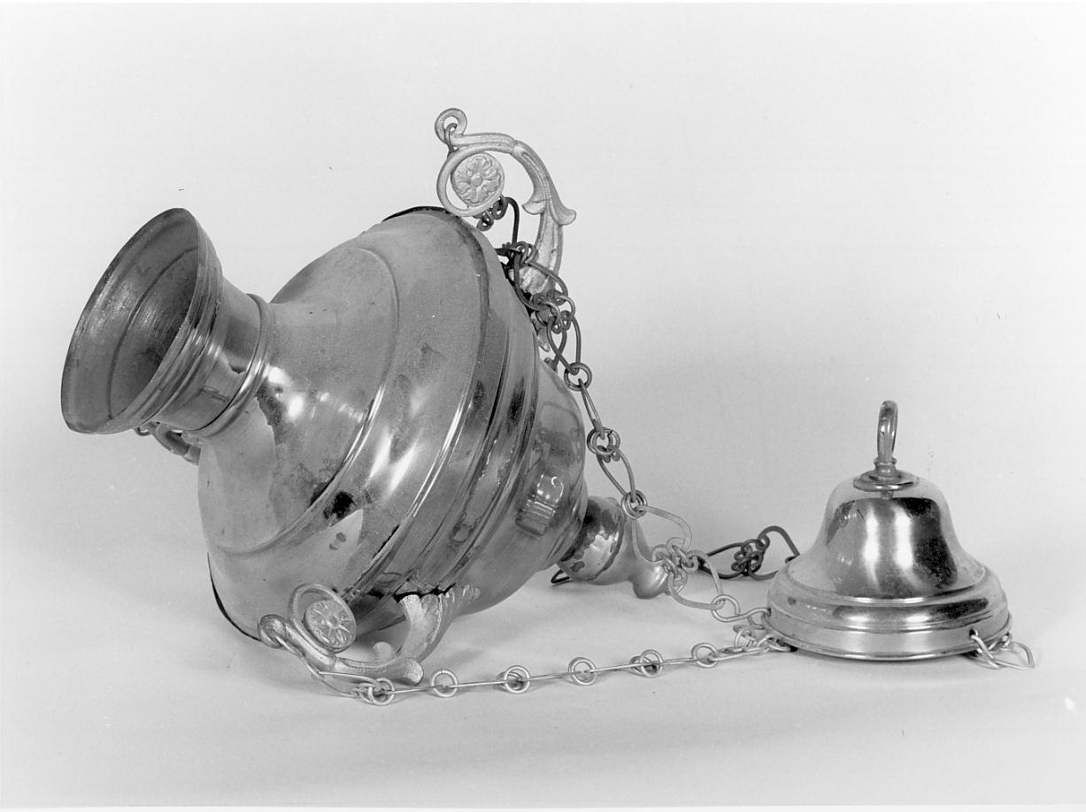 lampada pensile, serie - ambito bresciano (seconda metà sec. XIX)