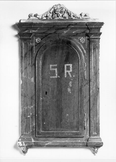 tabernacolo, coppia - bottega mantovana (seconda metà sec. XVIII)