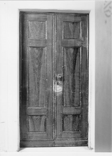 porta - a due battenti, opera isolata - produzione mantovana (sec. XIX)