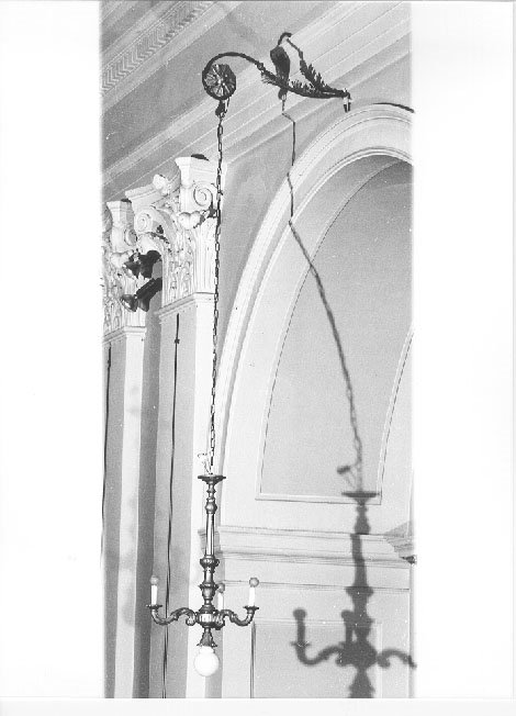 candeliere da parete, serie - bottega mantovana (primo quarto sec. XX)