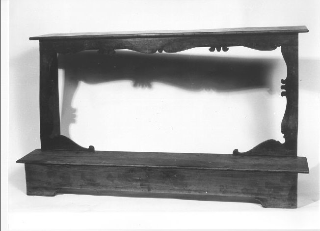 inginocchiatoio, opera isolata - bottega mantovana (sec. XIX)