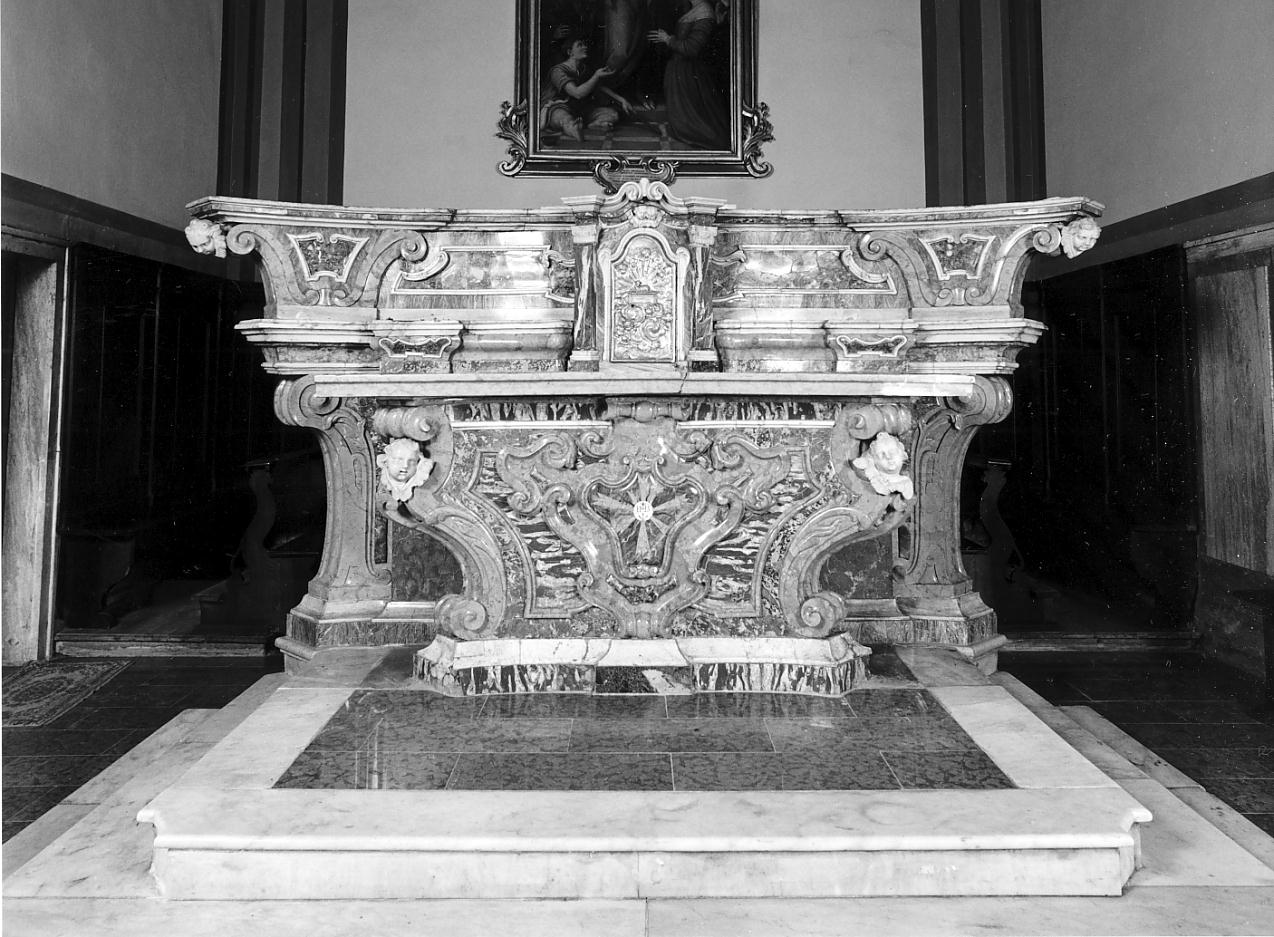 altare maggiore, elemento d'insieme - ambito cremonese (sec. XVIII)