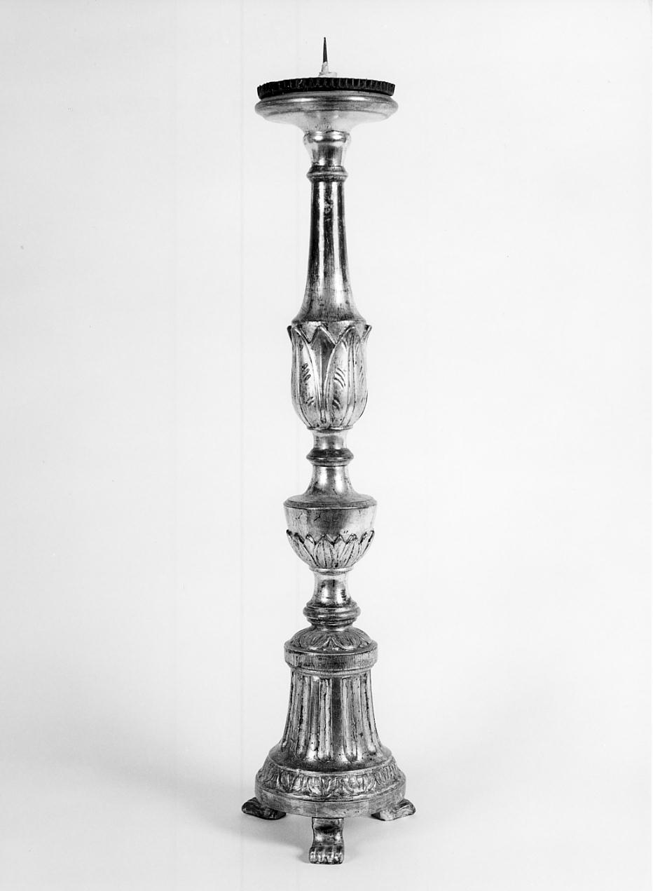 candeliere d'altare, serie - ambito cremonese (sec. XIX)