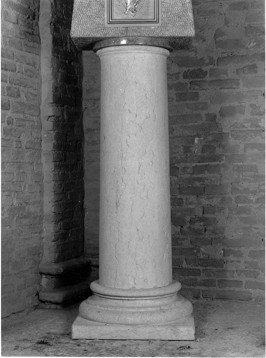 colonna, frammento - produzione Italia settentrionale (prima metà, metà sec. XIX, sec. XX)