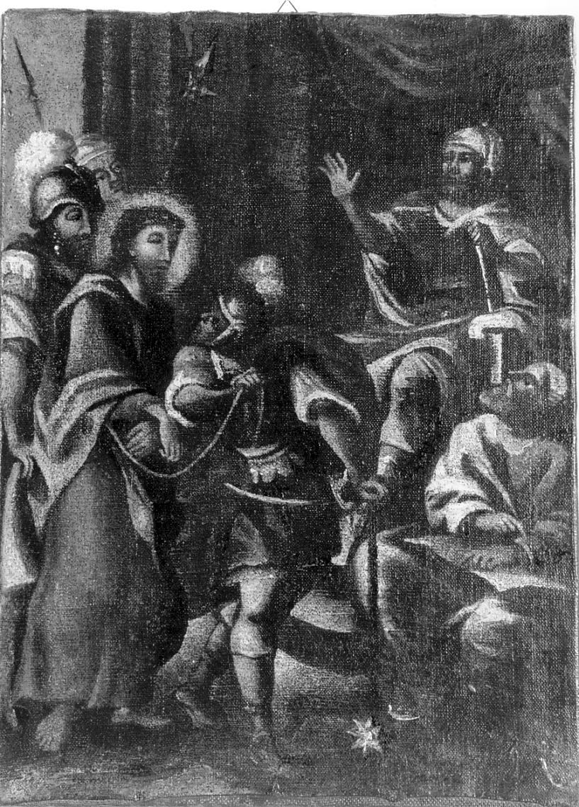stazioni della via crucis (dipinto, serie) - ambito mantovano (fine/inizio secc. XVII/ XVIII)