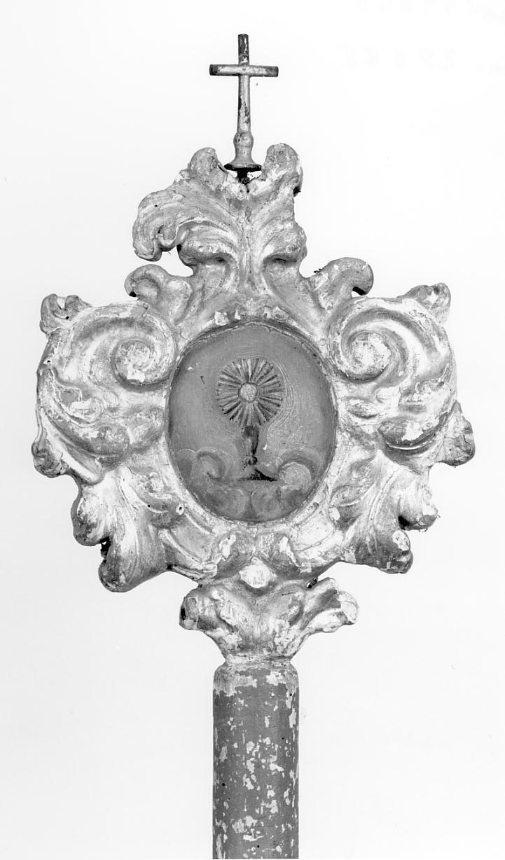 ostensorio (insegna, opera isolata) - bottega cremonese (sec. XVIII)