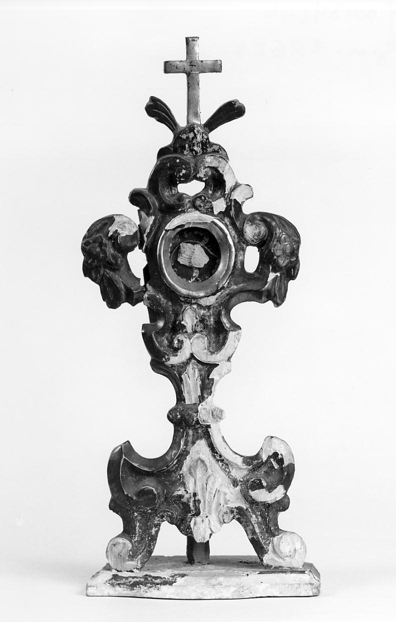 reliquiario - a ostensorio, serie - bottega cremonese (seconda metà sec. XVIII)