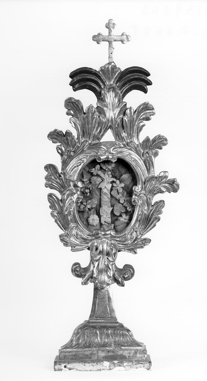 reliquiario - a ostensorio, serie - bottega cremonese (prima metà sec. XIX)