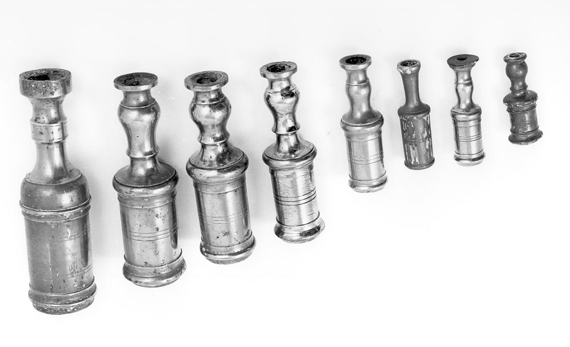 portacandele, serie - produzione lombarda (sec. XIX)