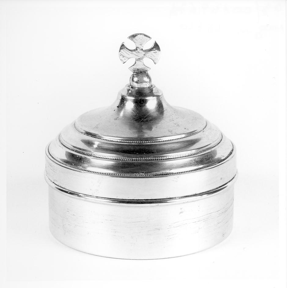 teca eucaristica, opera isolata - produzione lombarda (prima metà sec. XX)