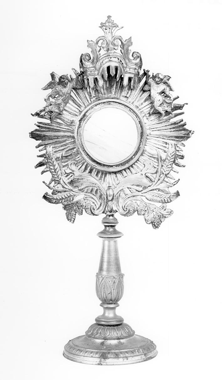 reliquiario - a ostensorio, opera isolata - produzione lombarda (sec. XIX)