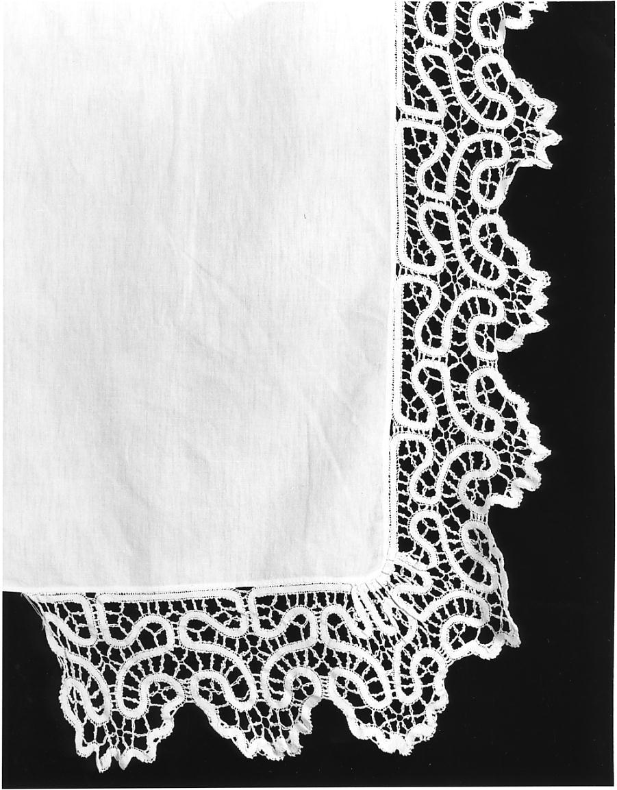 motivi decorativi astratti (tovaglia d'altare, opera isolata) - manifattura cremonese (prima metà sec. XX)