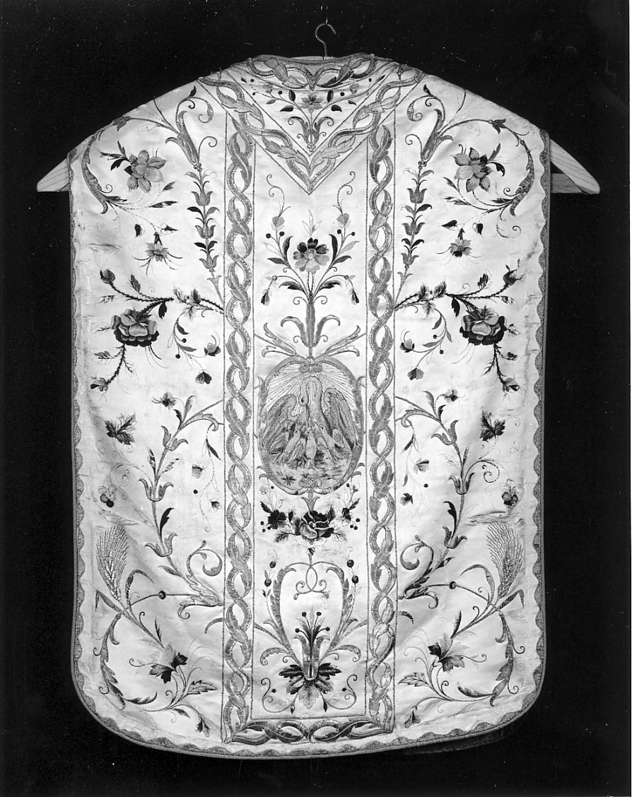 motivi decorativi vegetali (pianeta, elemento d'insieme) - manifattura cremonese (fine/inizio secc. XIX/ XX)