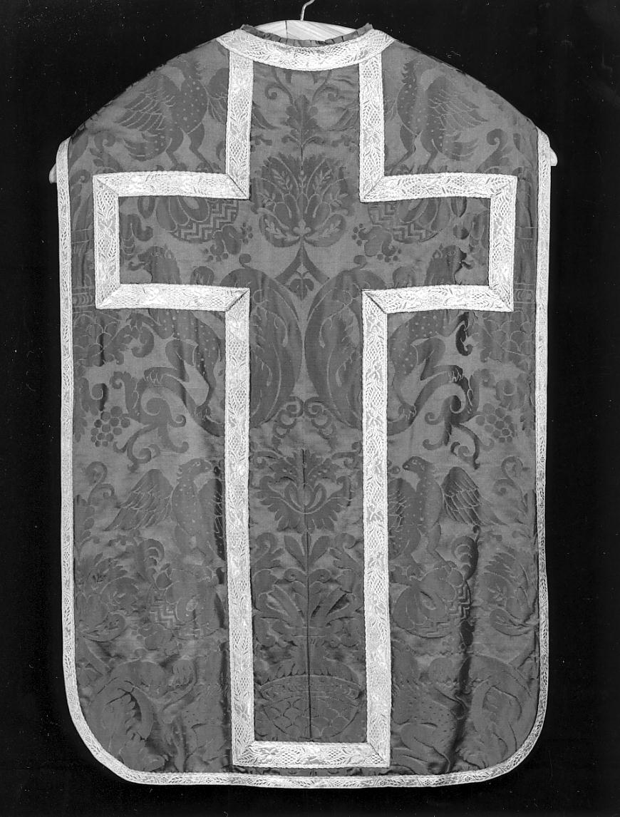 motivi decorativi vegetali (paramento liturgico, insieme) - manifattura lombarda (prima metà sec. XX)