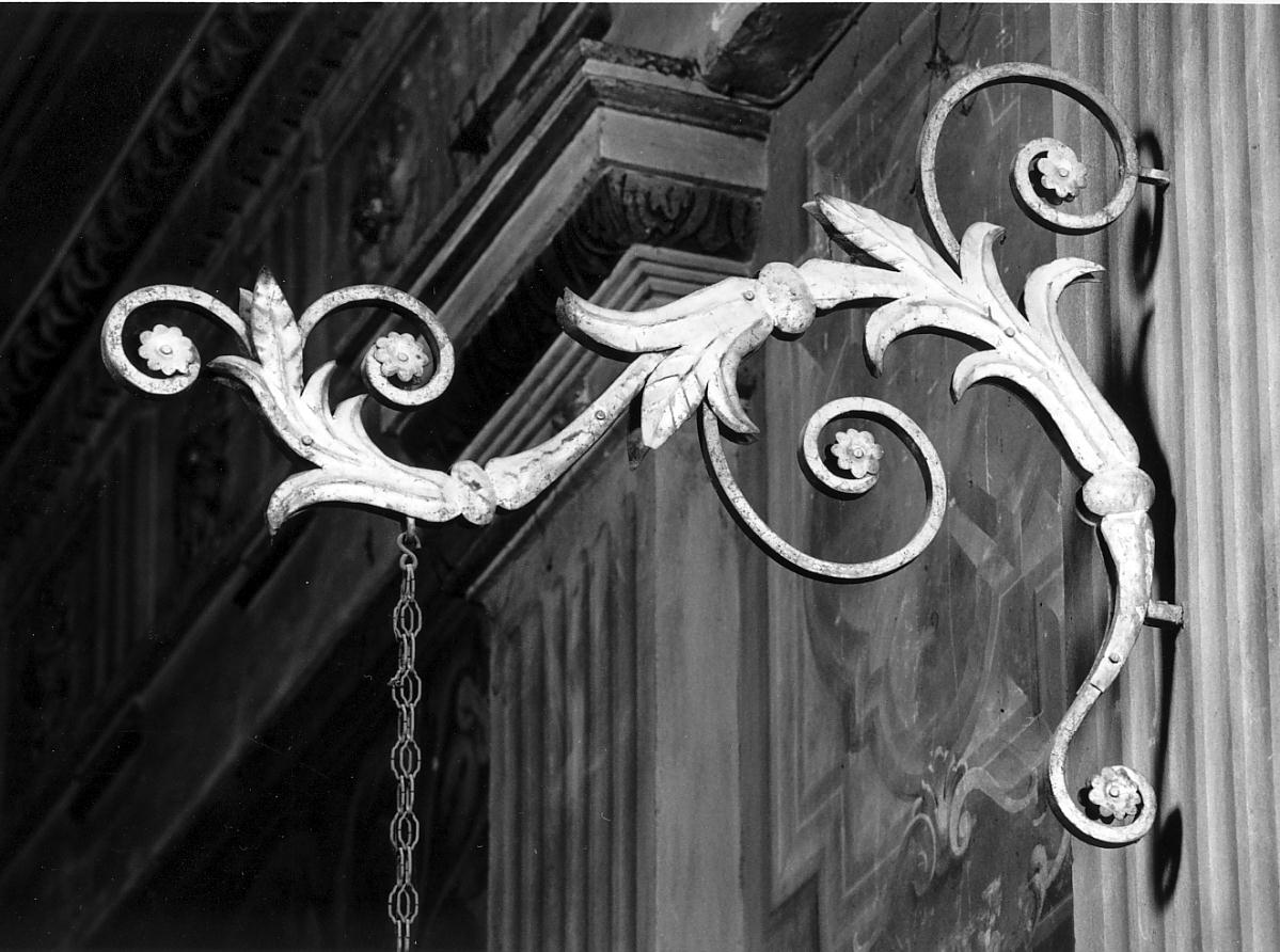 candeliere da parete, serie - ambito cremonese (seconda metà sec. XIX)