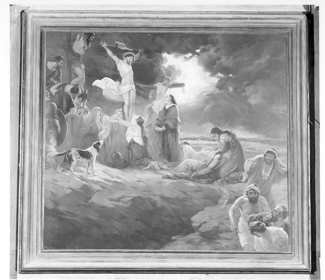 crocifissione di Cristo (dipinto, serie) di Verzetti Pietro (sec. XX)