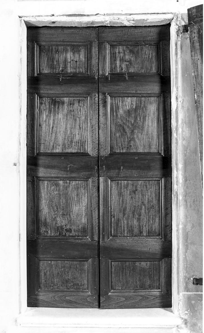 porta - a due battenti, opera isolata - ambito cremonese (sec. XIX)