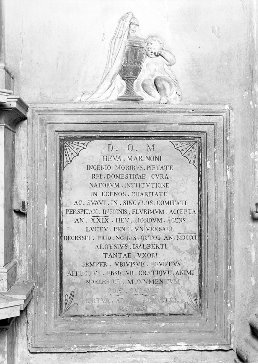 lapide, opera isolata - ambito cremonese (sec. XIX)