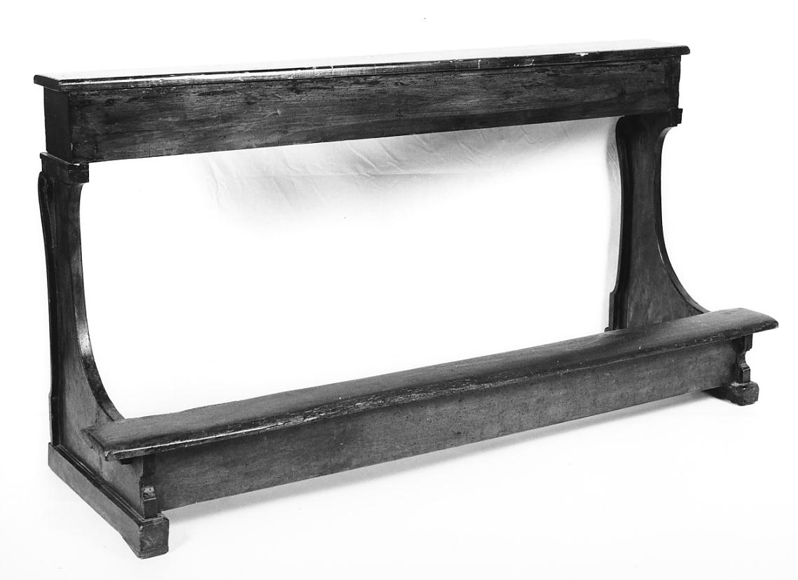 inginocchiatoio, opera isolata - ambito cremonese, ambito cremonese (sec. XIX)