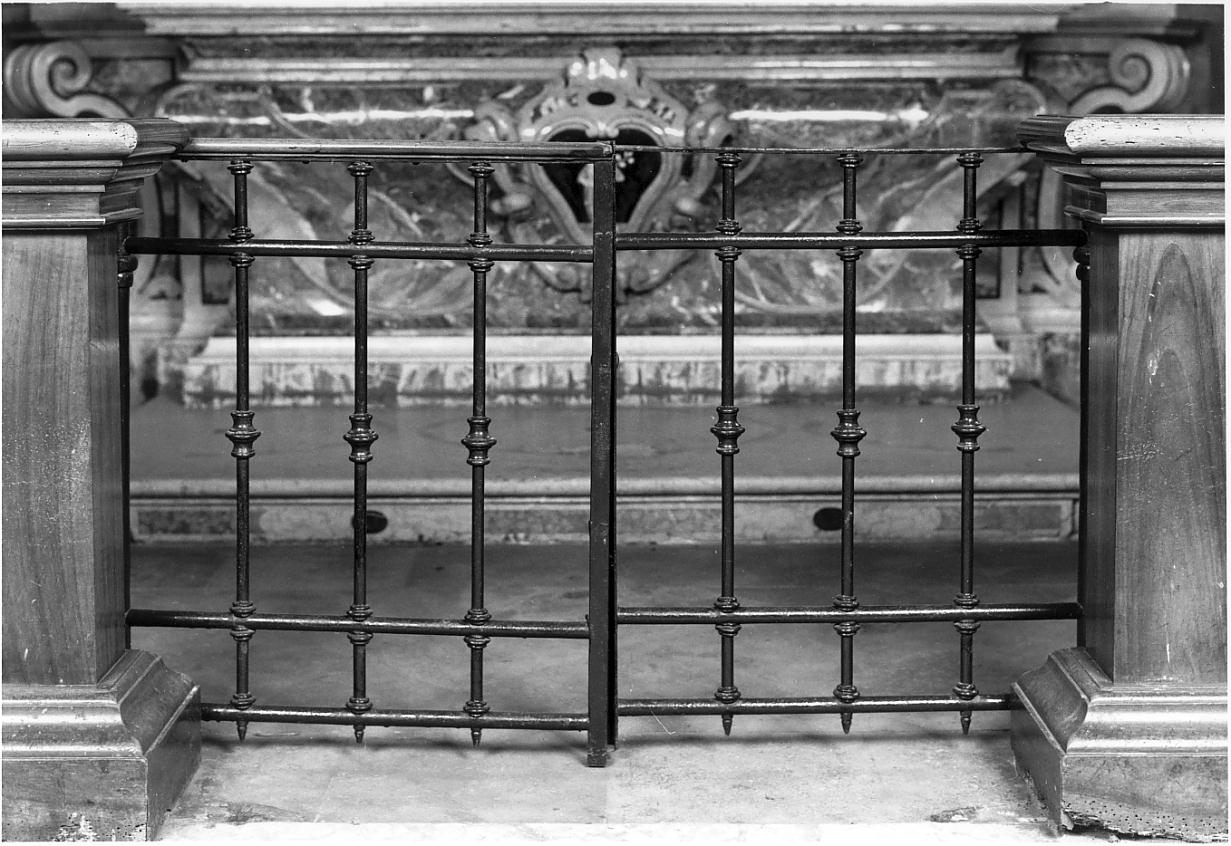 cancello di balaustrata, opera isolata - ambito cremonese (sec. XIX)