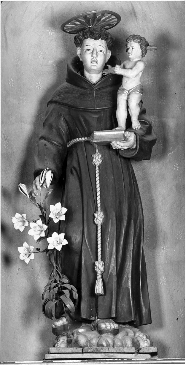 Sant'Antonio da Padova (statua, opera isolata) - bottega cremonese (sec. XIX)