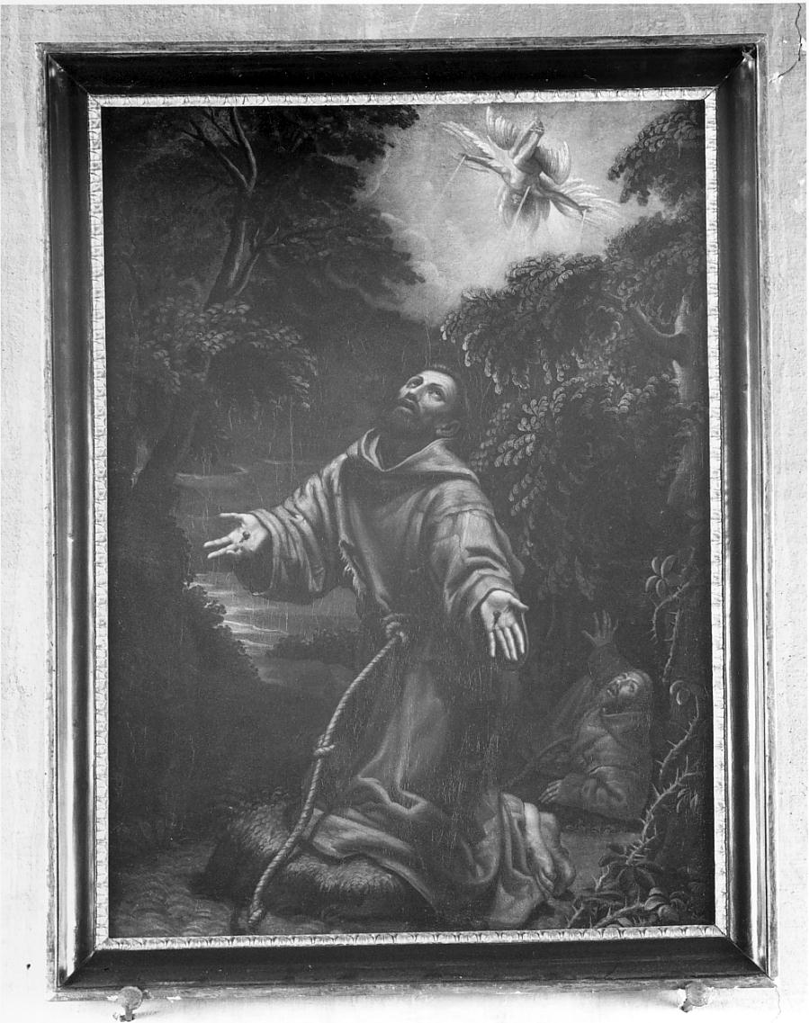 San Francesco d'Assisi riceve le stimmate (dipinto, opera isolata) - ambito cremonese (seconda metà sec. XVII)