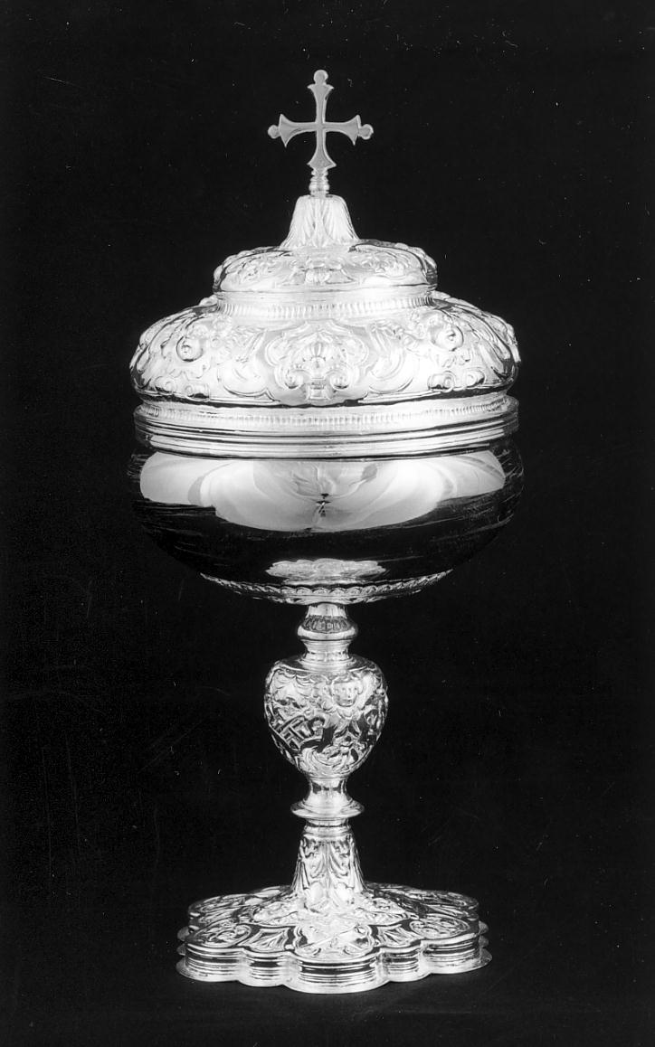 pisside, opera isolata - manifattura cremonese (sec. XVIII)